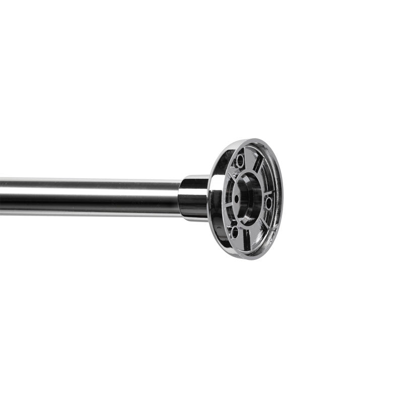 L-Shaped Shower Curtain Rod - Chrome Telescopic Corner Rod