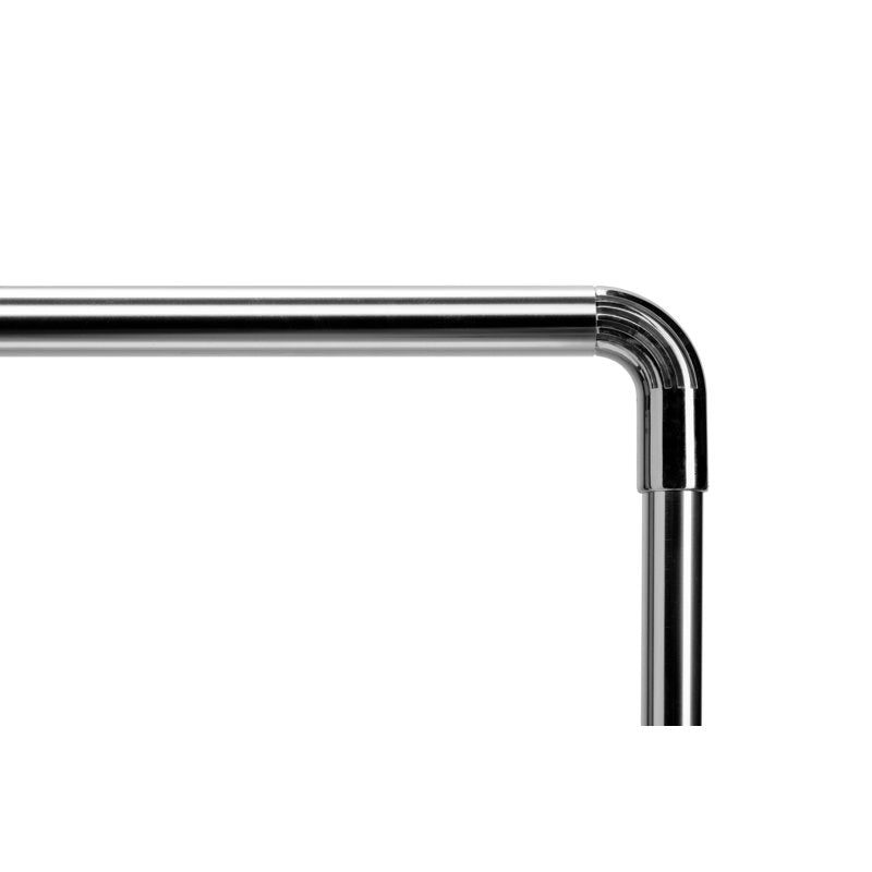 L-Shaped Shower Curtain Rod - Chrome Telescopic Corner Rod