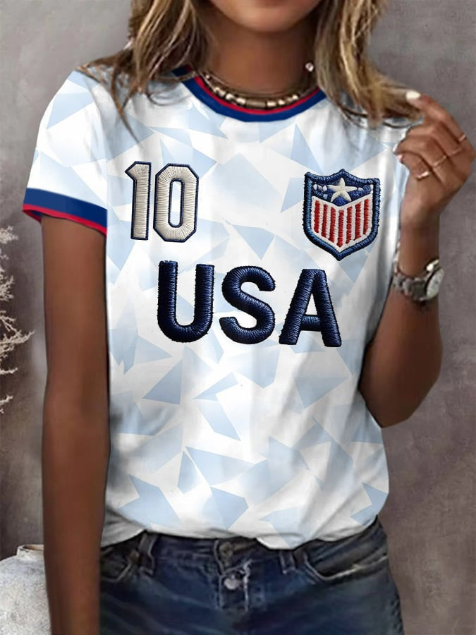 USA World Cup 2026 Soccer T-Shirt Soccer Lovers Game Day Shirts Gifts For Wife - Merchluma