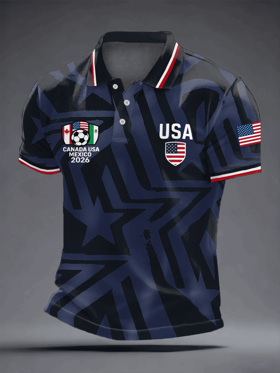 USA Soccer FIFA World Cup 2026 Polo Shirt Game Day FIFA Clothing Gifts For Soccer Fan - Merchluma