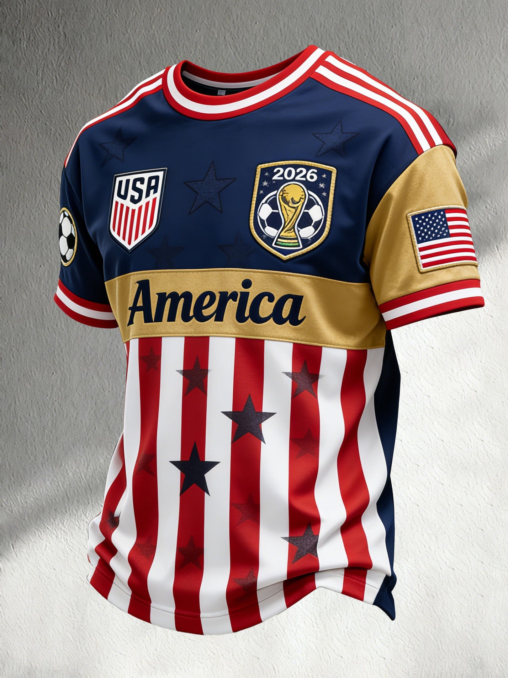 USA Soccer FIFA World Cup 2026 Shirt Team USA FIFA Merch Gifts For America Supporters - Merchluma