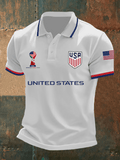 USA Soccer 2026 FIFA World Cup Polo Shirt Game Day FIFA Merch Gifts For USA Supporters - Merchluma