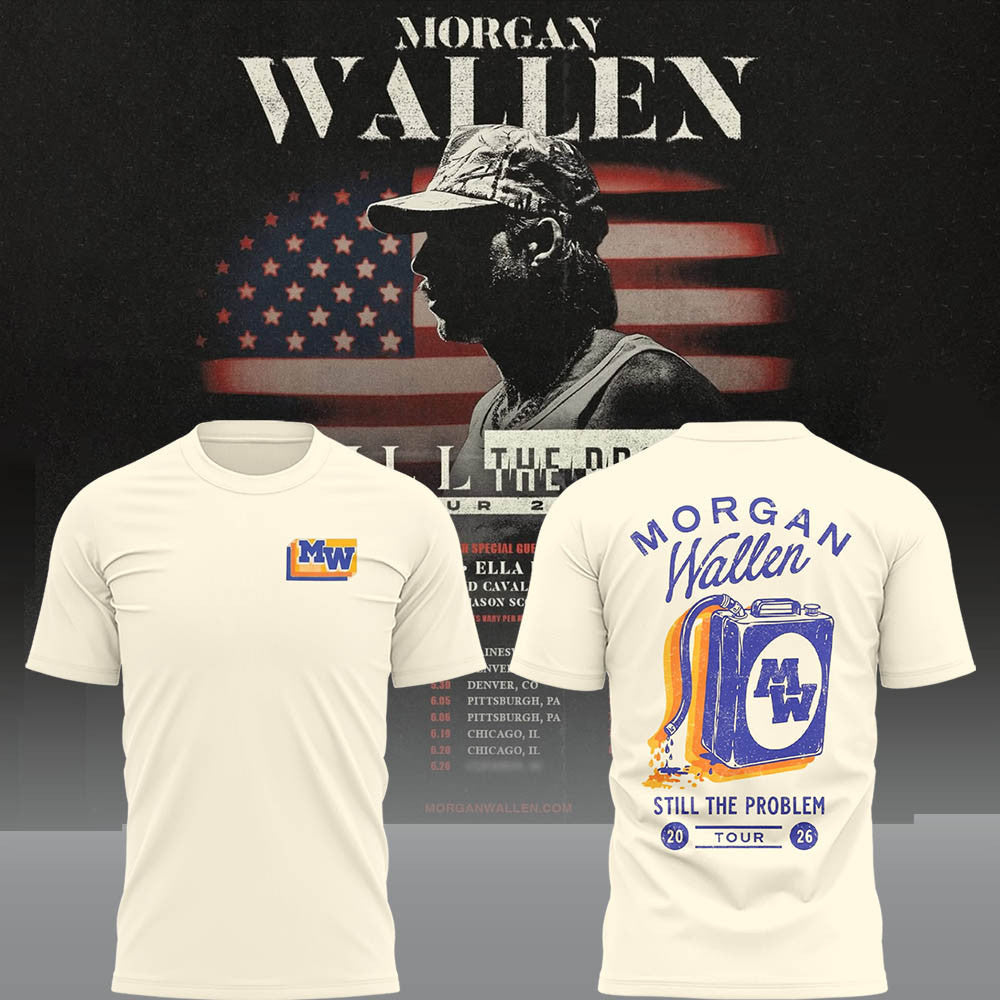 Morgan Wallen Still The Problem Tour 2026 Shirt MW Merch Music Related Gifts For Guys - Merchluma