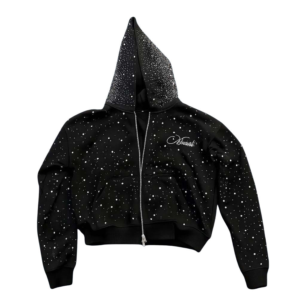 Khan Asadi Merch 2026 Black Zip Hoodie Birthday Present For Besties - Merchluma