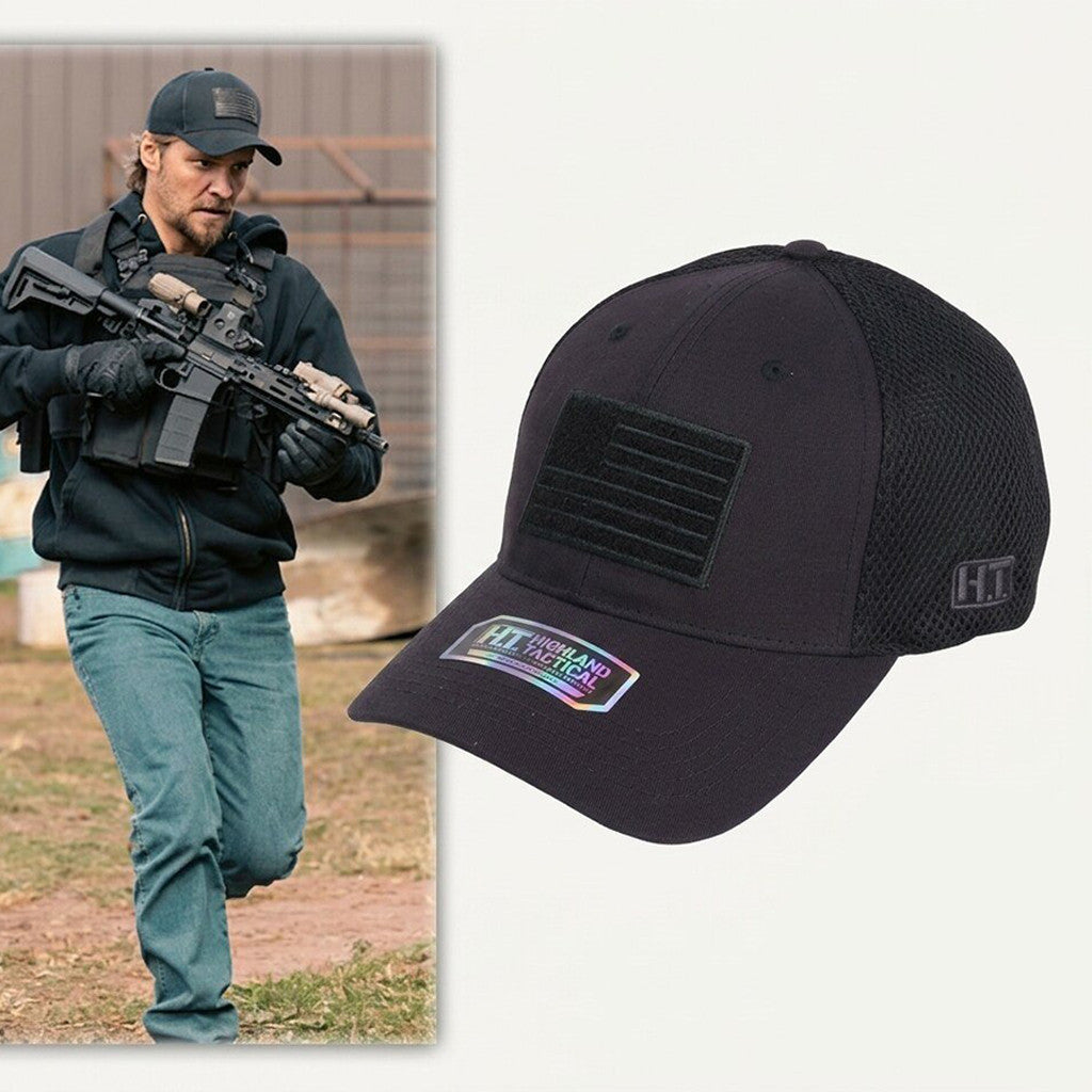 Kayce Dutton Luke Grimes On Marshals In Low Places Highland Tactical American Flag Hat Gifts - Merchluma