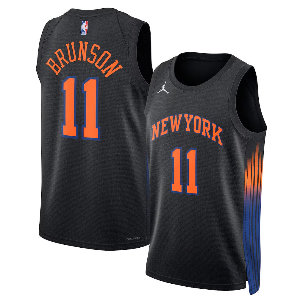 New York Knicks Merch 2026 Brunson #11 NY Knicks Statement Swingman Jersey Basketball Fan Gifts - Merchluma