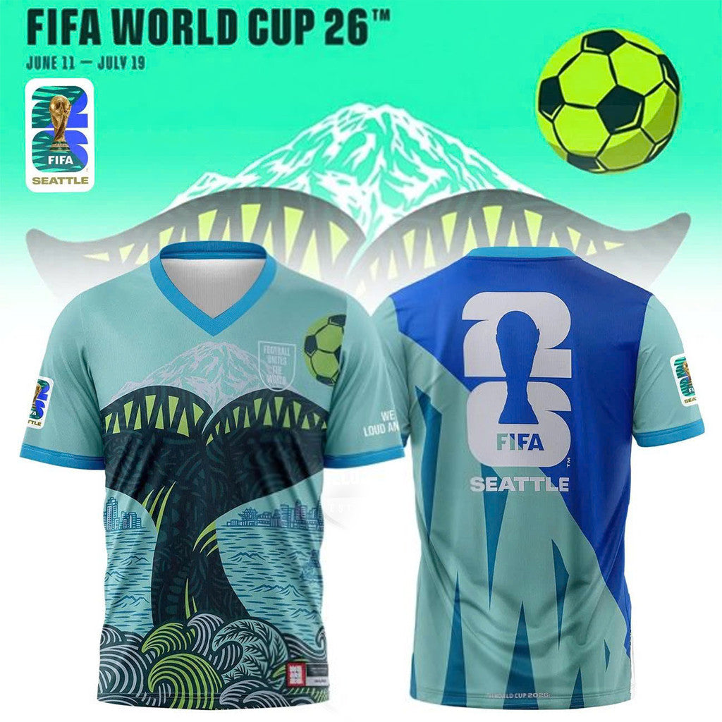 FIFA World Cup 2026 Seattle Jersey FIFA Game Day Apparel Best Gifts For World Cup Fans - Merchluma