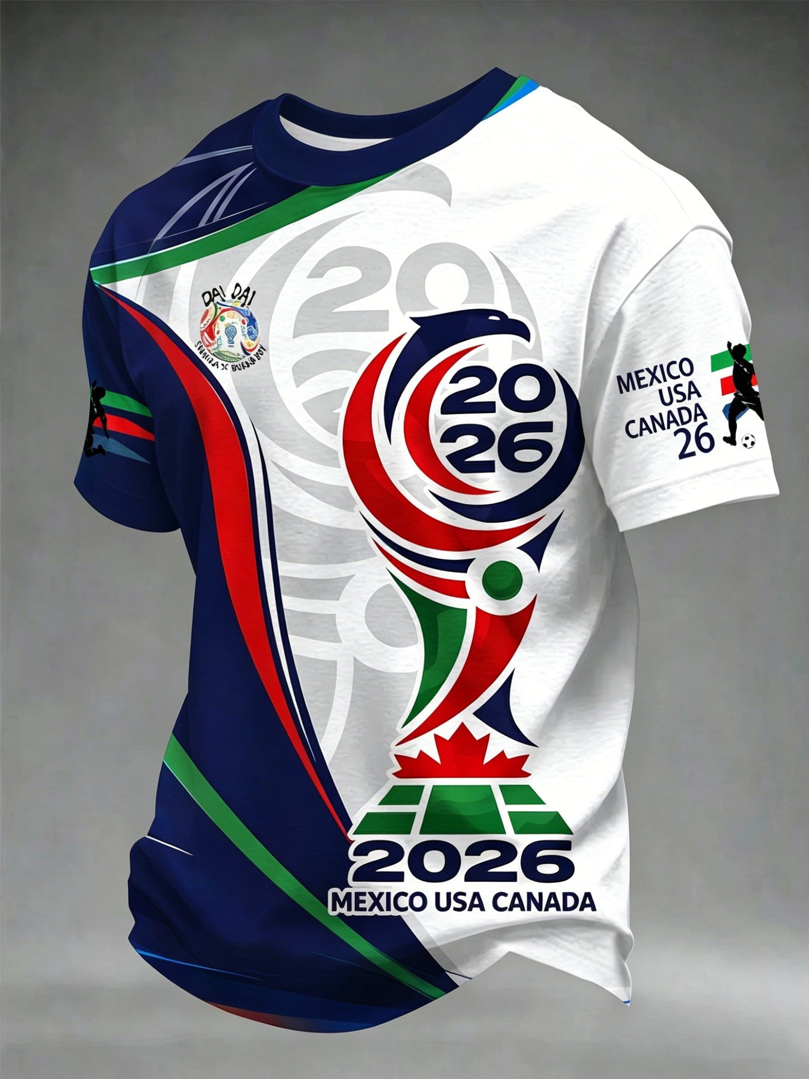 FIFA World Cup 2026 Host Nations T-Shirt Mexico USA Canada Clothes Game Day Gifts - Merchluma