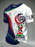 FIFA World Cup 2026 Host Nations T-Shirt Mexico USA Canada Clothes Game Day Gifts - Merchluma