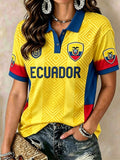 Ecuador World Cup 2026 Polo Shirt Ecuador Country Pride Merch Gift For Football Lovers - Merchluma