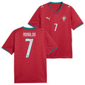 World Cup 2026 Merch #7 Cristiano Ronaldo Portugal National Team Home V-Neck Shirt Fan Gifts - Merchluma