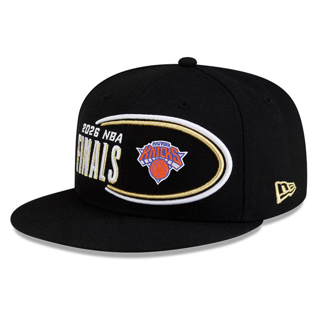 New York Knicks Final Merch Knicks 2026 Eastern Conference Champions Locker Room Snapback Hat Embroidered - Merchluma
