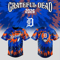 Detroit Tigers X Grateful Dead Night 2026 Jersey Detroit Tigers Merch Gifts For Baseball Fan - Merchluma