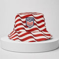 USA World Cup 2026 USMNT Stripe Bucket Hat USA Soccer Fan Gear Best Father's Day Gifts - Merchluma