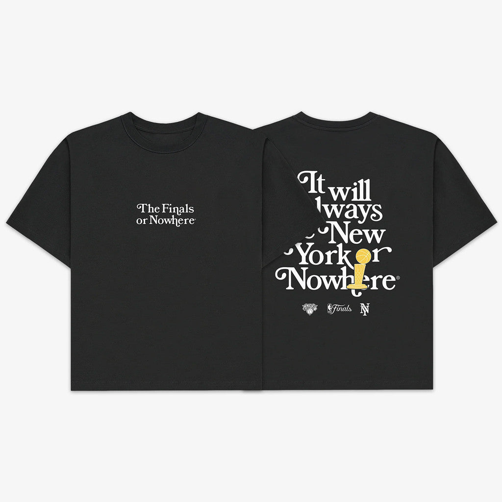 New York Or Nowhere Merch Knicks 2026 The Finals Or Nowhere T-Shirt Fathers Day Presents - Merchluma