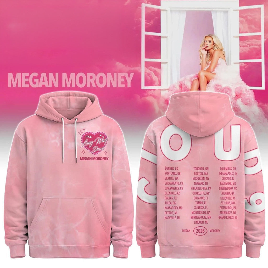 Megan Moroney The CLOUD 9 Tour Hoodie 2026 Megan Moroney Merch Country Music Fan Gifts - Merchluma