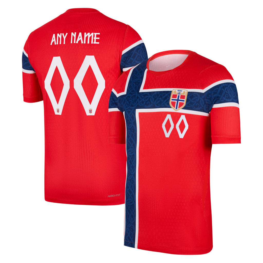 Custom Norway FIFA World Cup 2026 Merch Norway National Team 2026 Home Match Jersey Gifts For Fan - Merchluma