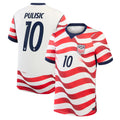FIFA World Cup 2026 Merch #10 Christian Pulisic USMNT 2026 Home Stadium Jersey White Fan Gifts - Merchluma