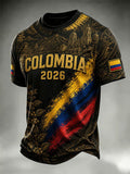 Colombia FIFA World Cup 2026 T-Shirt Colombia National Football Team Merch Best Fan Gifts - Merchluma