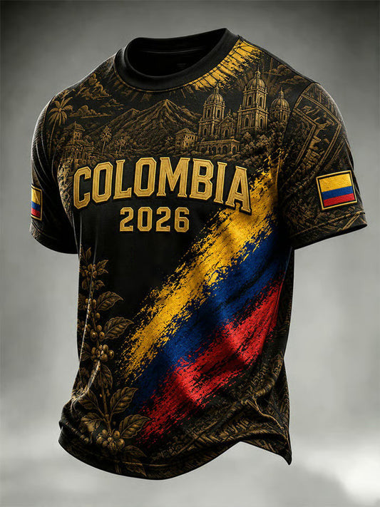 Colombia FIFA World Cup 2026 T-Shirt Colombia National Football Team Merch Best Fan Gifts - Merchluma
