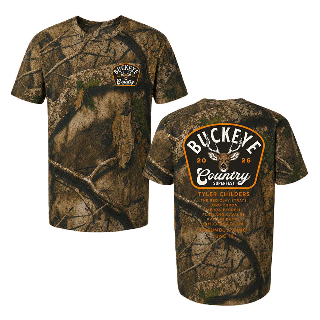 Buckeye Country Superfest 2026 Camo T-Shirt Buckeye Country Superfest Merch Fans Gifts - Merchluma