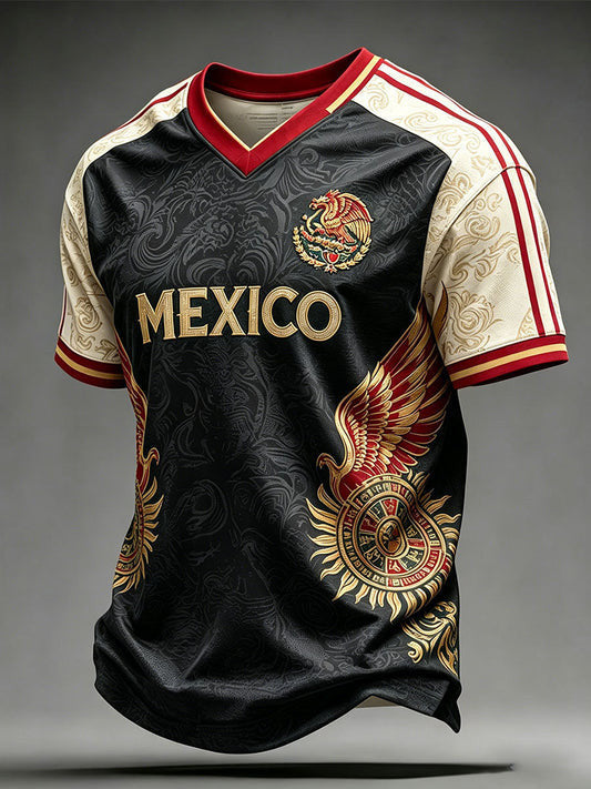 Mexico FIFA World Cup 2026 V-Neck Shirt Game Day Merch Perfect Gift For Mexico Football Fans - Merchluma