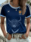 Scotland FIFA World Cup 2026 T-Shirt We Have A Dream Shirt Highland Cow Game Day Apparel Gifts - Merchluma