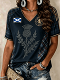 Scotland FIFA World Cup 2026 V-Neck Shirt Game Day Clothes Gifts For Scotland Football Fans - Merchluma