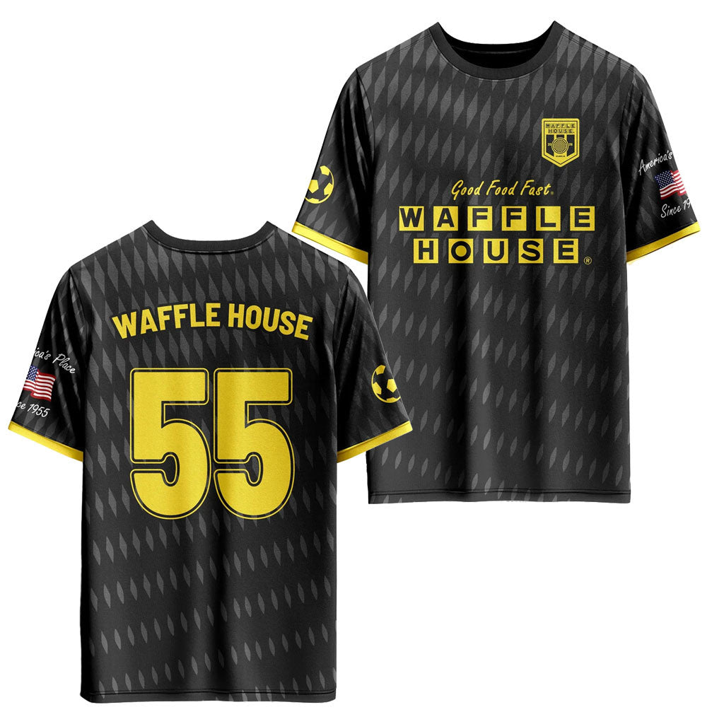 Waffle House Merch 2026 Waffle House Soccer T-Shirt Father's Day Presents For Dad Ideas' - Merchluma