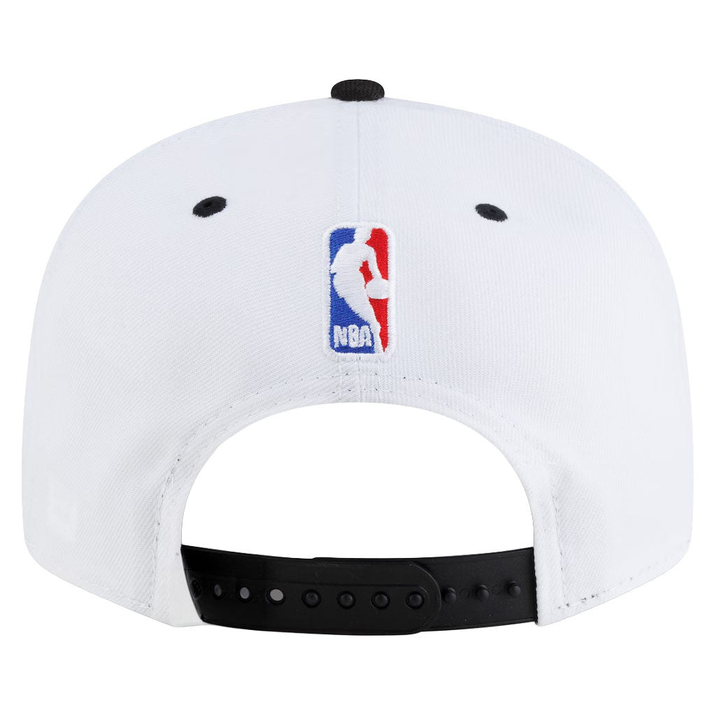 New York Knicks Championship Snapback Hat Locker Room NY Knicks 2026 Finals Champions Merch White - Merchluma