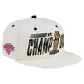 New York Knicks Champions Merch New York Knicks New Era 2026 Finals Champions Snapback Hat Embroidered - Merchluma