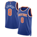 New York Knicks Champions Merch NY Knicks OG Anunoby #8 Blue Swingman Jersey Gifts For Fans - Merchluma