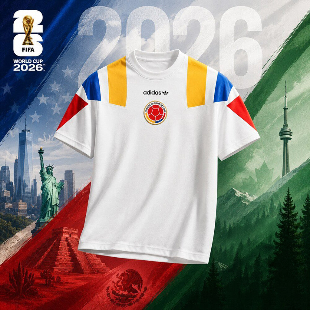 Colombia 2026 World Cup 1992 EQT Retro T-Shirt FIFA World Cup Merch Best Gifts For Soccer Fans - Merchluma