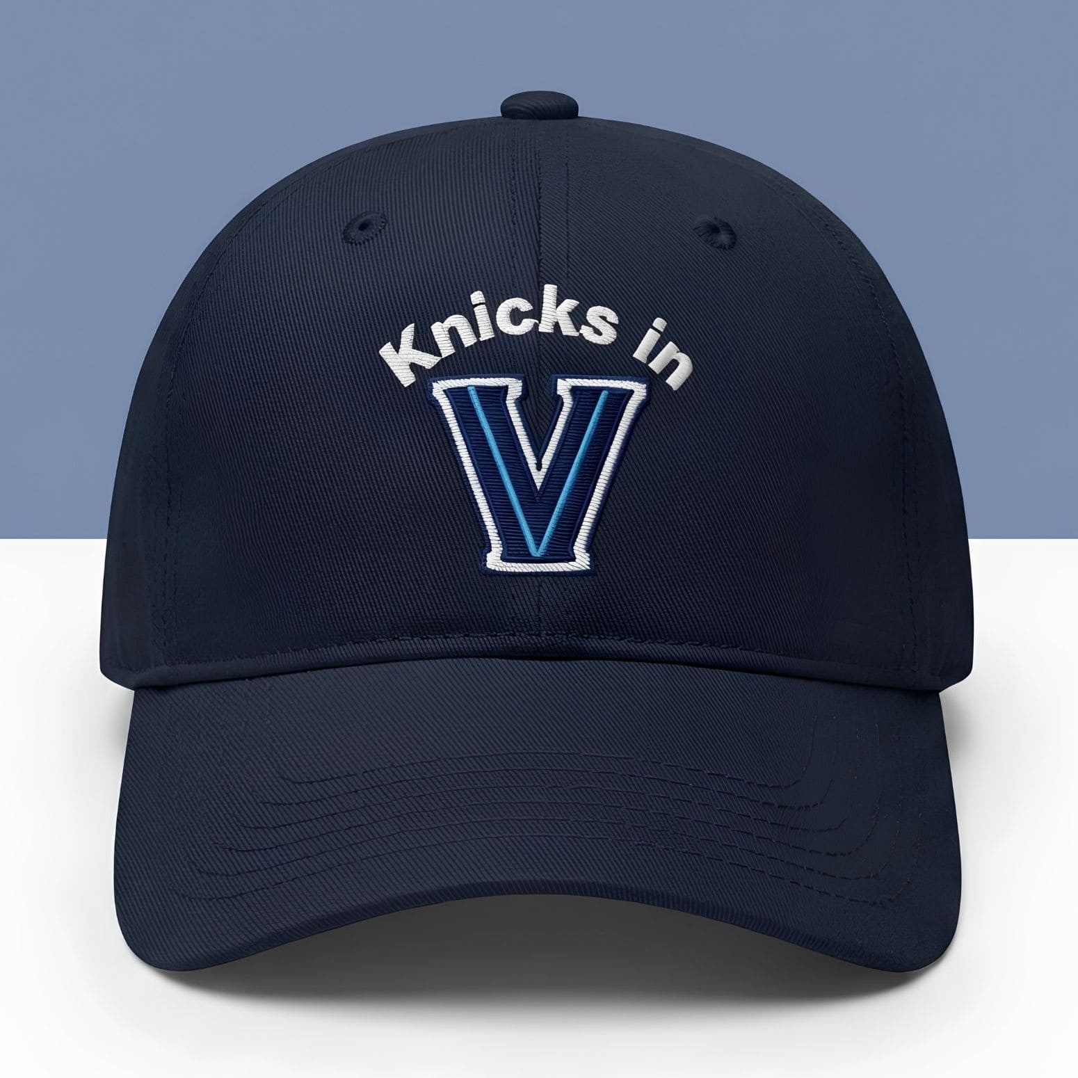 Knicks in V Villanova University Hat - Merchluma