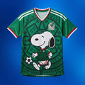 Mexico National Team Snoopy Football Soccer Jersey Mexico FIFA World Cup 2026 Merch Fan Gifts - Merchluma