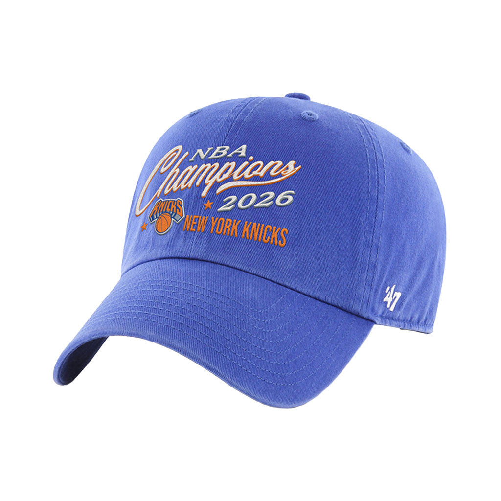 New York Knicks Champions Merch 2026 NY Knicks '47 Finals Champions Embroidered Hat Best Gifts - Merchluma