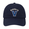 Villanova Knicks Hat 2026 Knicks In V Hat Embroidered New York Knicks Champions Merch Navy - Merchluma
