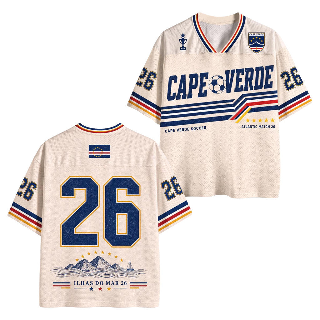 FIFA World Cup Merch 2026 Cabo Verde Soccer Jersey Cabo Verde Team WC Merch Gifts For Fans - Merchluma