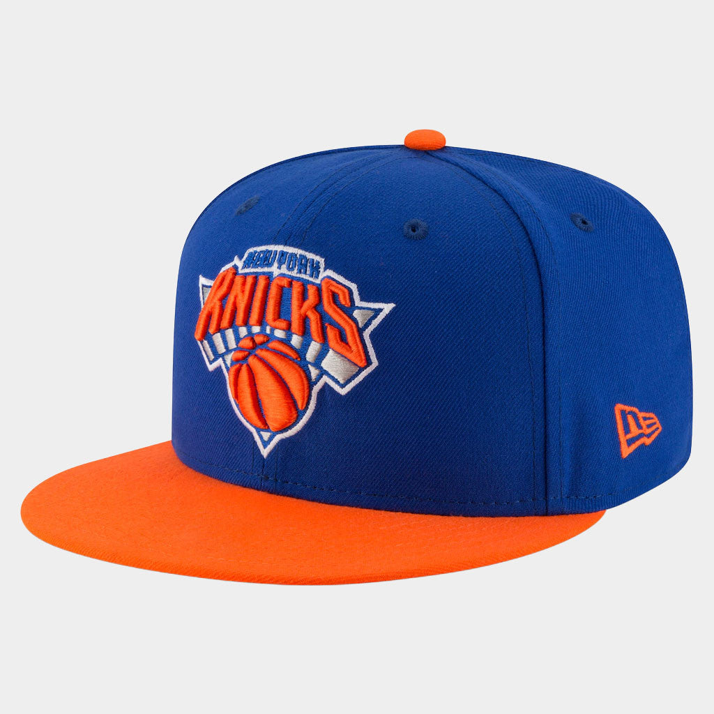 New York Knicks Champions Merch Knicks 2026 Finals Champions Two Tone Snapback Hat Embroidered - Merchluma