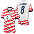 USMNT World Cup 2026 Merch #8 Weston McKennie USMNT 2026 Stadium Home Jersey Present For Fans - Merchluma