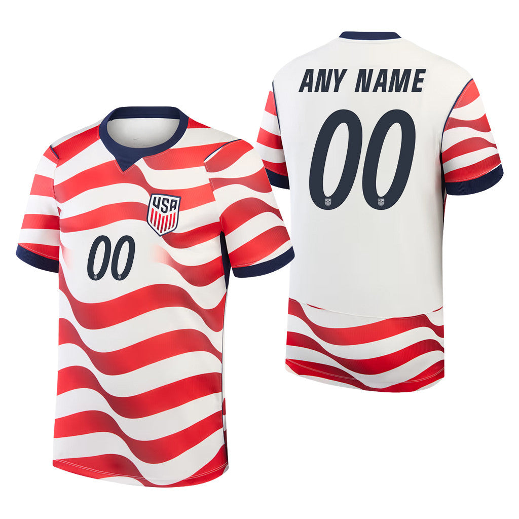 Personalized USMNT World Cup 2026 Merch USA Soccer 2026 Home Stadium Jersey Game Day Gifts - Merchluma