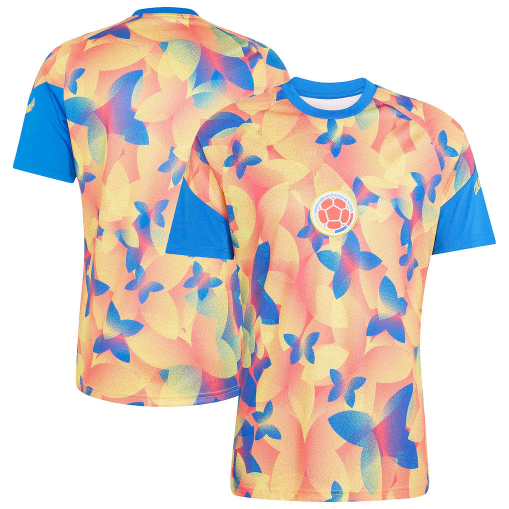 Colombia FIFA World Cup Merch 2026 Colombia National Team 2026 Pre-Match Jersey Fan Gears - Merchluma