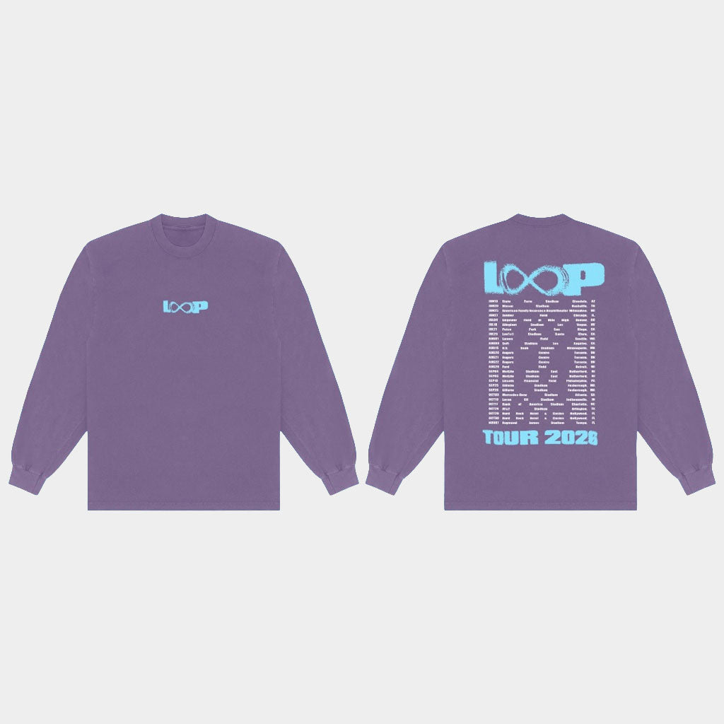 Ed Sheeran Loop Tour Merch 2026 North America Loop Tour Long Sleeve T-Shirt Gift Ideas For Fan - Merchluma
