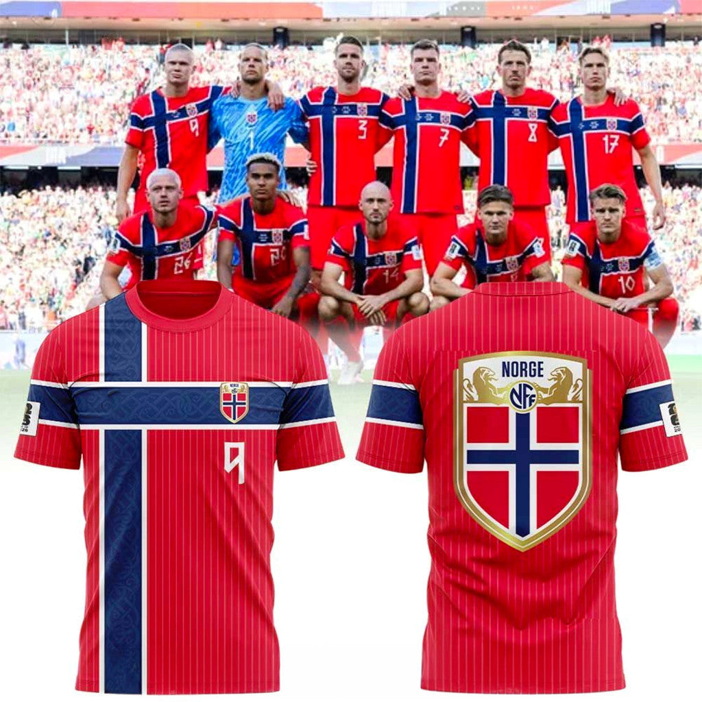 Norway FIFA World Cup 2026 T-Shirt Norway National Team Merch Gift For Football Lovers - Merchluma