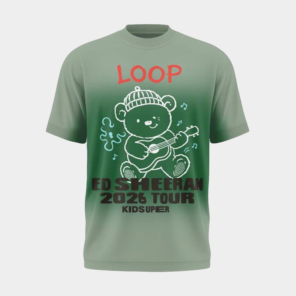 Ed Sheeran Loop Tour Merch 2026 Ed Sheeran Loop Tour Teddy Shirt Birthday Gifts For Brother - Merchluma
