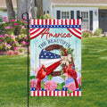 America 250Th Anniversary Wreath Flag America The Beautiful Flag Patriot Garden Decor - Merchluma