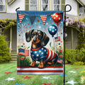 Dachshund Dog America 4th July Flag Independence Day Home Decor Patriotic Gifts - Merchluma