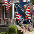 God Bless America Eagle Flag Patriotic Home Decorations Gifts For 4Th Of July - Merchluma