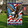 God Bless America Eagle Flag Patriotic Home Decorations Patriotic Gift Ideas - Merchluma