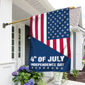 Happy 4th Of July Independence Day American Flag Patriotic Home Decor - Merchluma